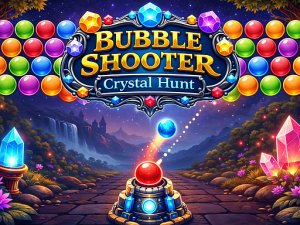 Crystal Bubble Pop Puzzle